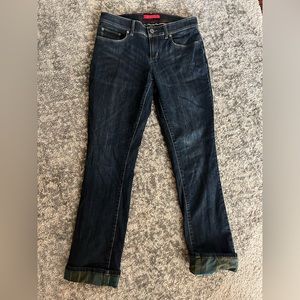 LL Bean Flannel lined denim size 4, SOLD OUT